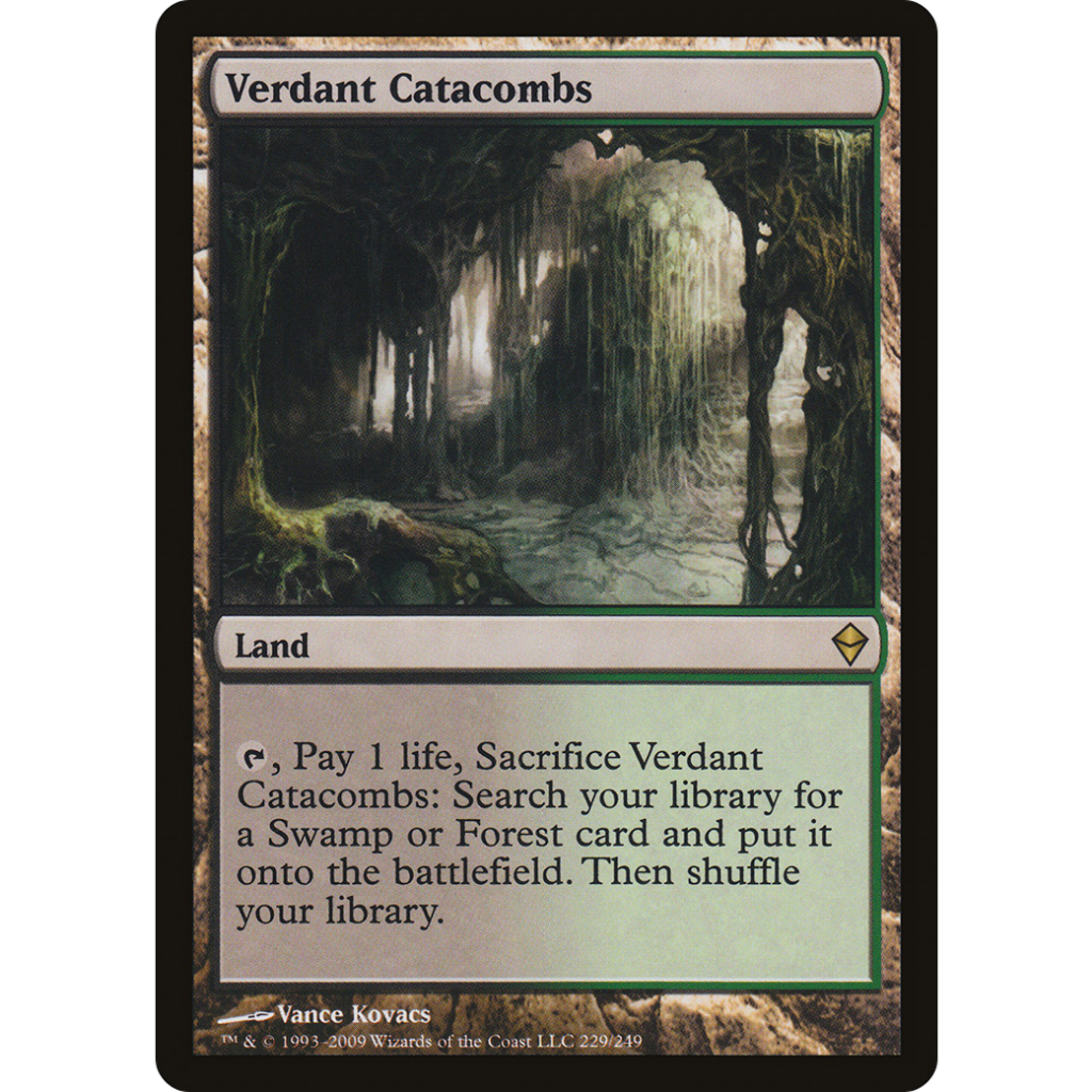 Verdant Catacombs zen-229 MTG Top Ratings Proxy (sticker is already on ...