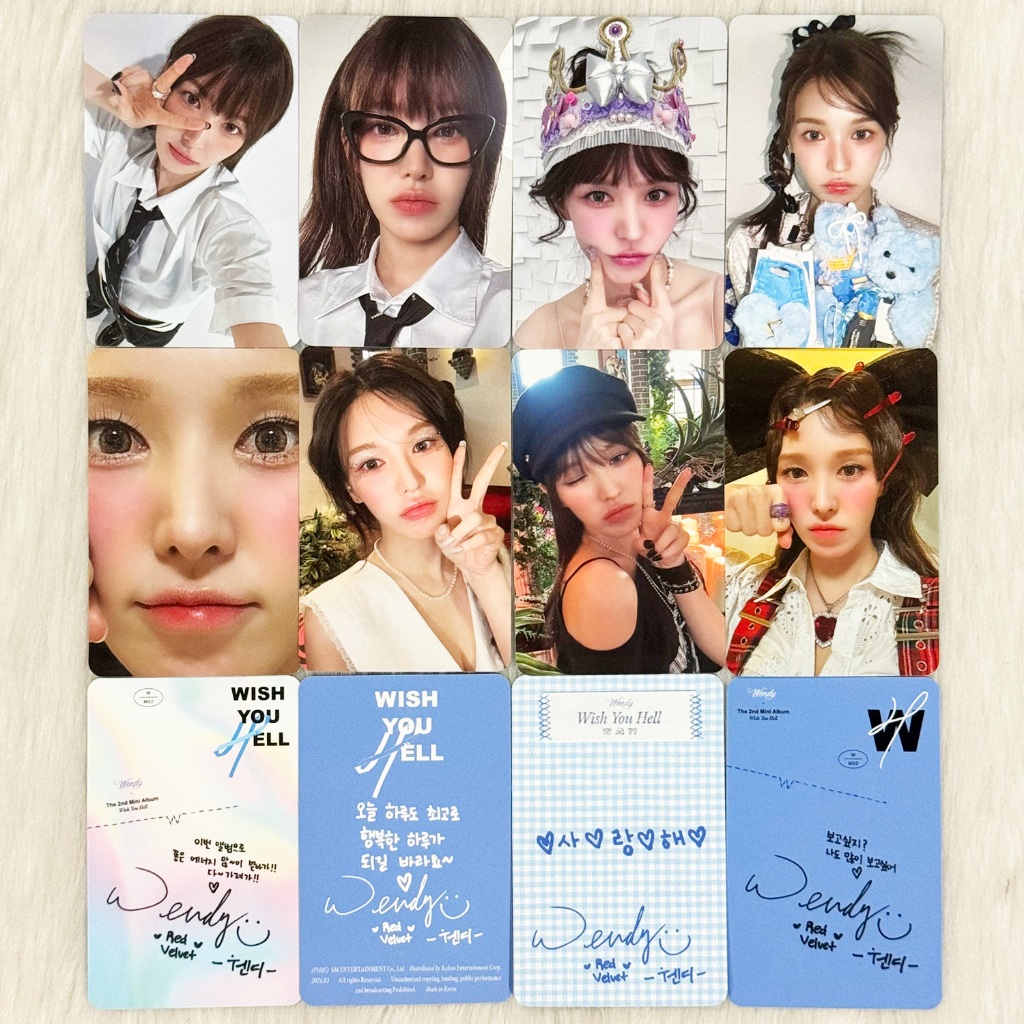 Red Velvet WENDY Wish You Hell Album Photocard Package Photobook QR ...