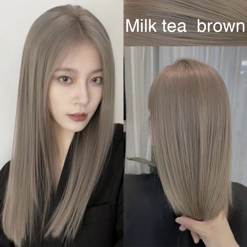 【Free Gift】 Milk tea gray -brown hair dye plant is natural Japan Hair ...