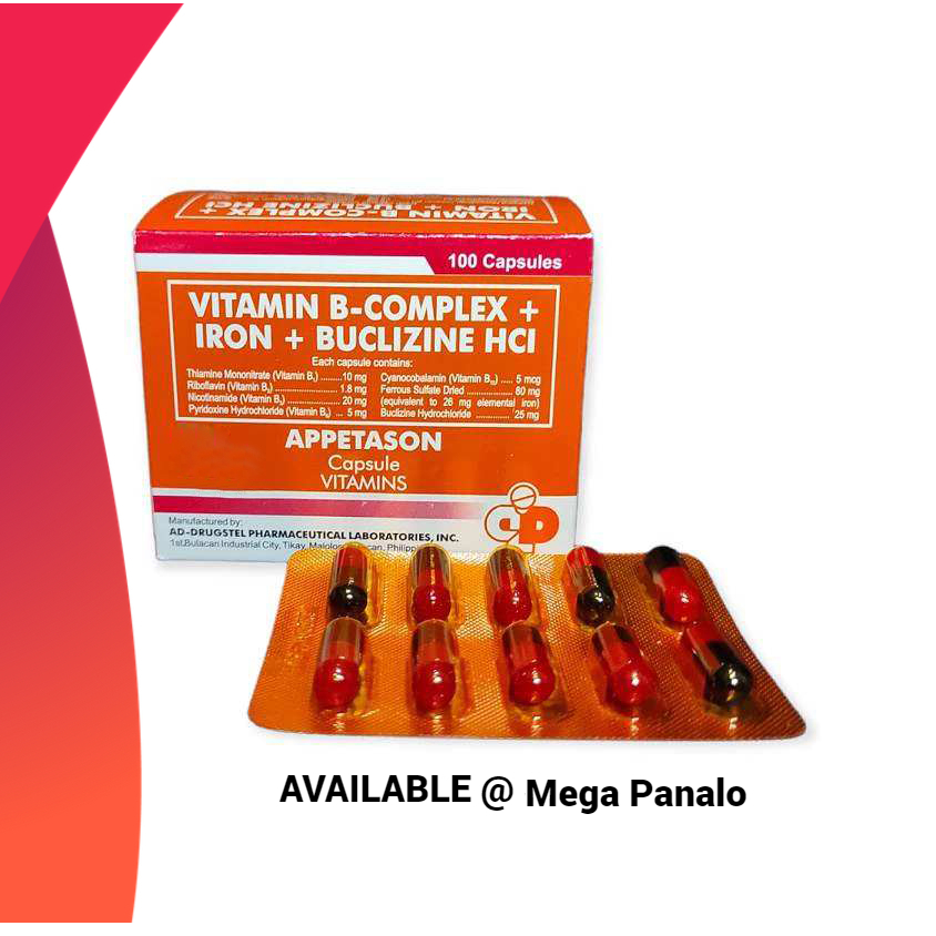 APPETASON 10/30 Capsules Pampagana Kumain | Shopee Philippines