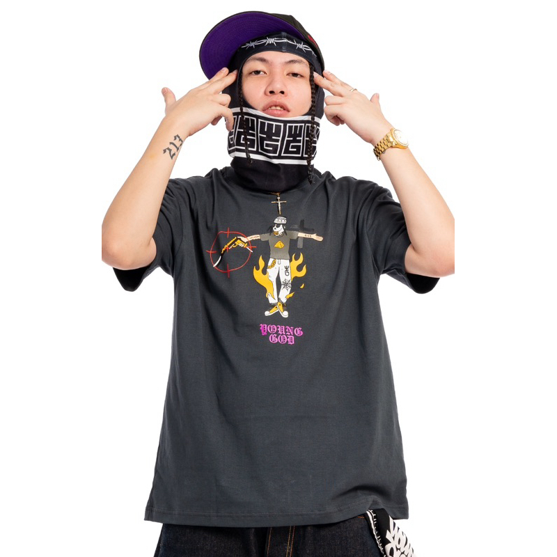 “YG GOON” T-Shirt (coal black) | Shopee Philippines