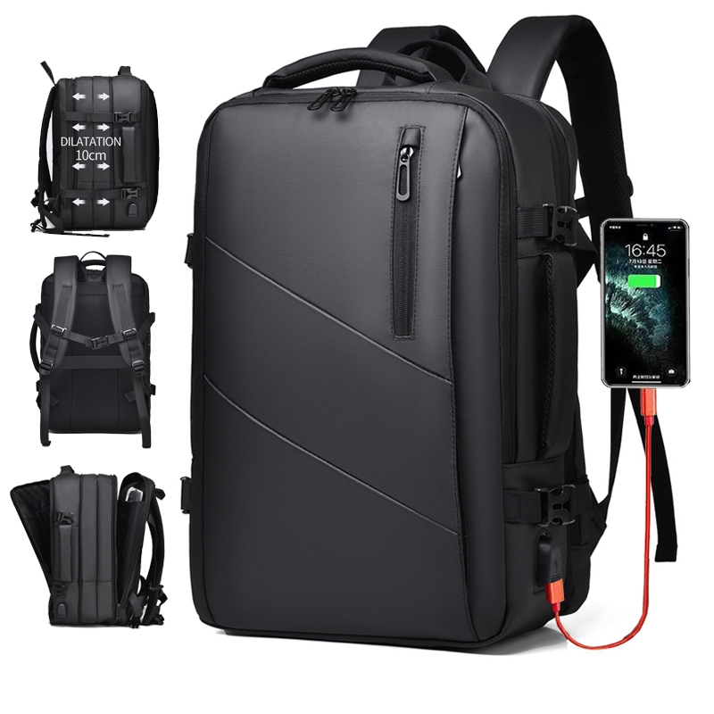 thumbnail image 2 of Kinmac White Rose Waterproof Laptop Travel Outdoor Backpack With USB Charging Port For 13 Inch 14 Inch And 15 6 Inch Laptop 2 of 12