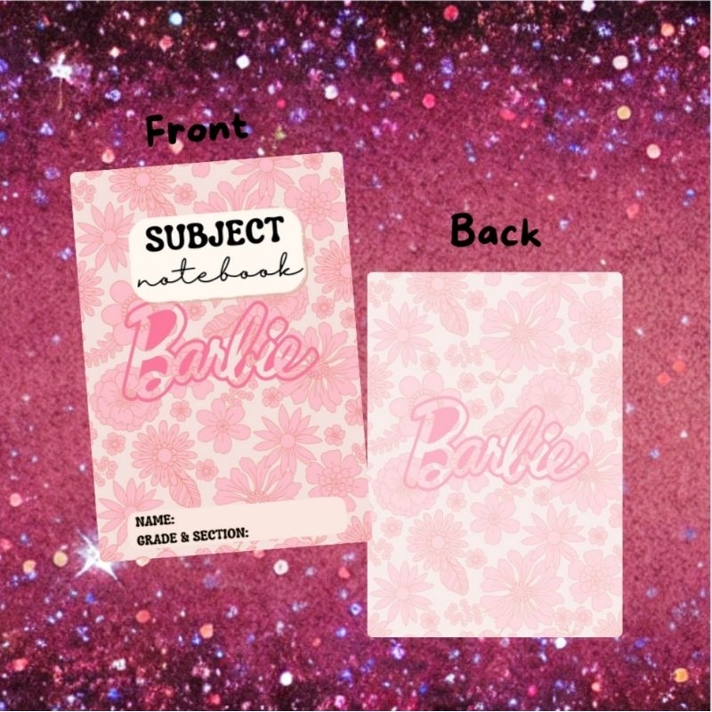 Customized Barbie Writing Notebooks | Shopee Philippines