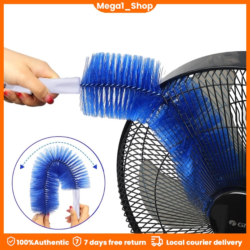 Rivaroc Radiator Cleaning Brush, 70 Cm Flexible Duster, Wooden Handle, Multifunctional Tool For Fluff And Appliances