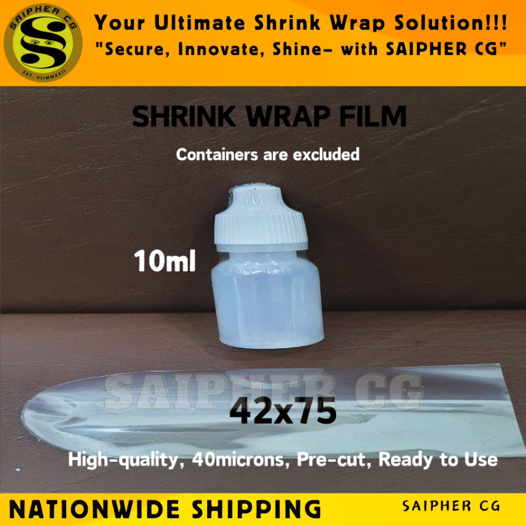 Shrink Wrap Plastic Packaging for Bottle Container Transparent Tape Bag ...