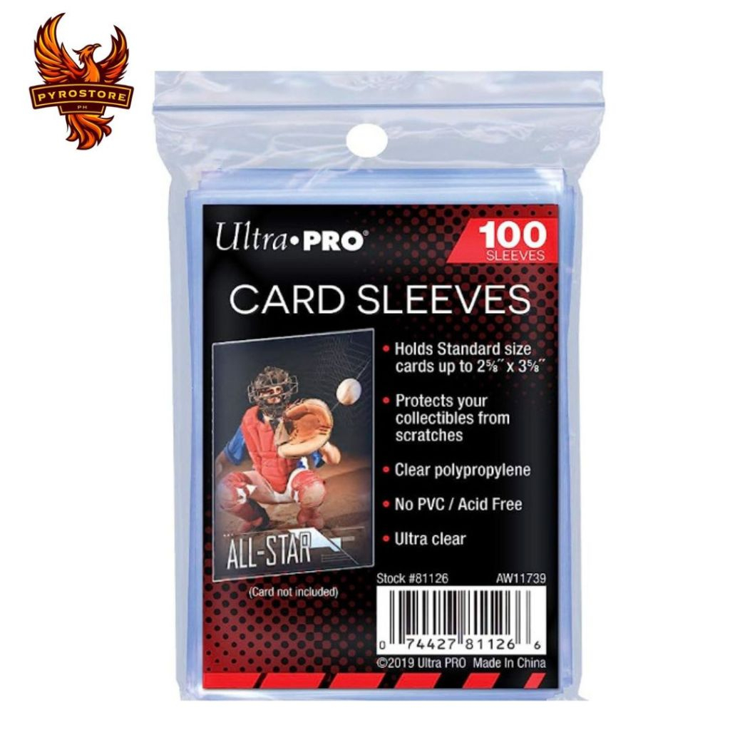 Card Sleeves 100 Ultra Pro Soft Clear Penny Sleeves - 300 Standard Card  Sleeves For MTG, Pokemon, Yugioh Penny Sleeve Size Mm