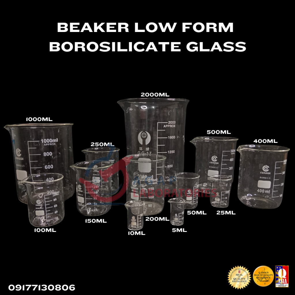 Beaker Low Form Borosilicate Glass Shopee Philippines 1209