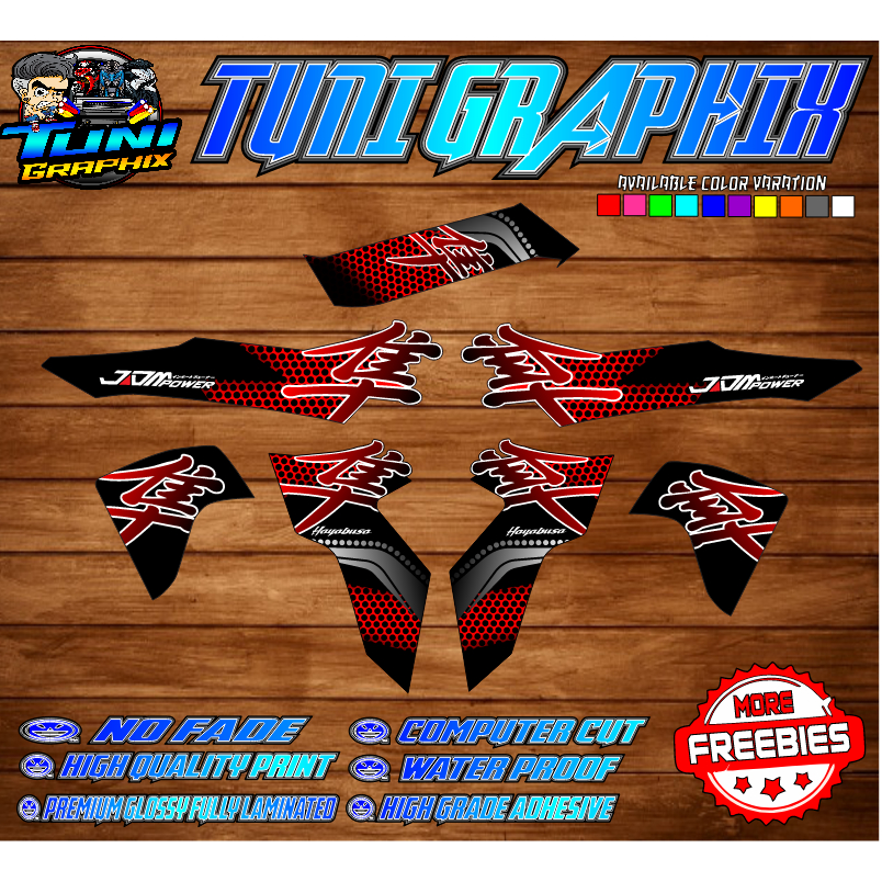 Honda Click 125i V3 / V4 HAYABUSA Decals W/ FREEBIES | Shopee Philippines