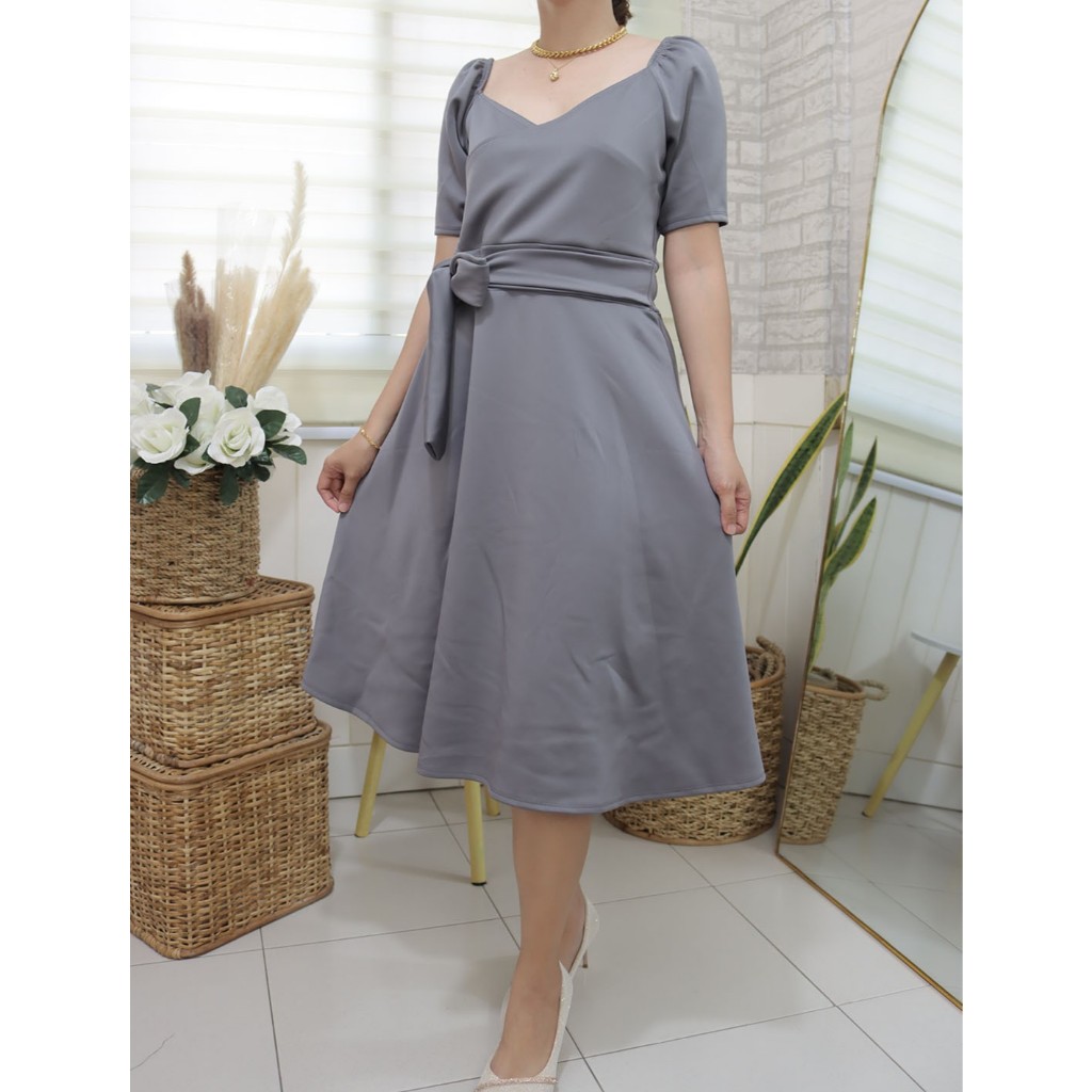 ENTOURAGE GOWN BRIT/ SEMI-FORMAL DRESS / FORMAL WEAR / WEDDING GUEST WEAR /  NUDE COLORS | Shopee Philippines