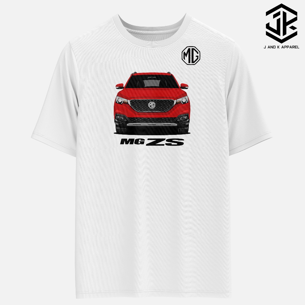 MG ZS Car Shirt - Extreme Speed Red | Shopee Philippines
