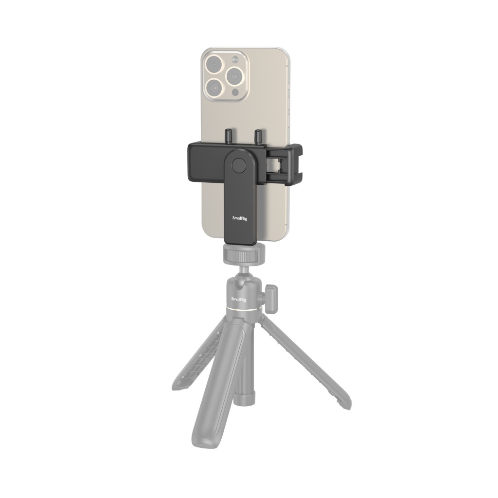 SmallRig Quick Loading Smartphone Holder with Dual Cold Shoe Mounts for iPhone & Android Phone