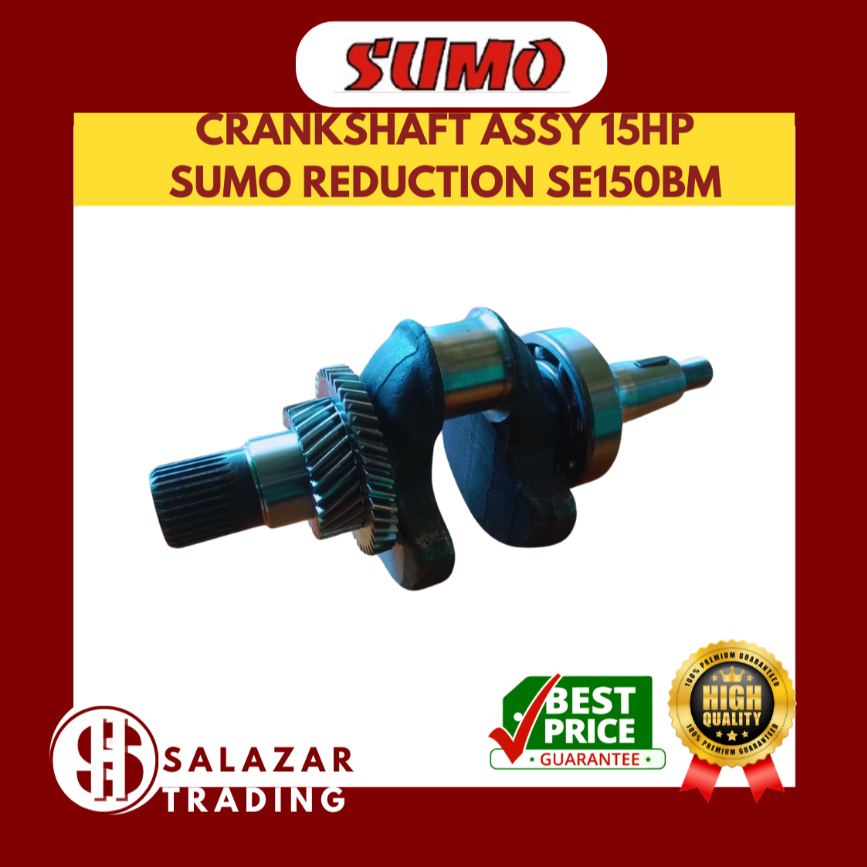 SUMO CRANK SHAFT ASSY FOR SUMO RATO REDUCTION 15HP SE150BM GASOLINE ...