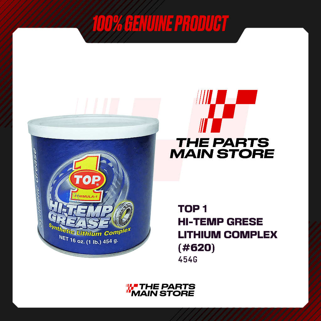 Top 1 Grease Hi Temp Synthetic Lithium Complex 620 1lb 454g Shopee Philippines