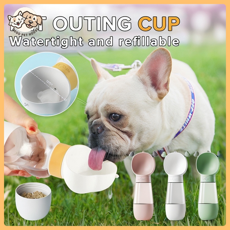 Pet bottle Dog Water Bottle Pet Accompanying Cup Dog water dispenser ...