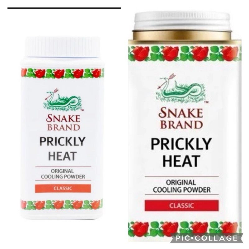 SNAKE BRAND CLASSIC PRICKLY HEAT COOLING POWDER (140G and 50g) | Shopee ...