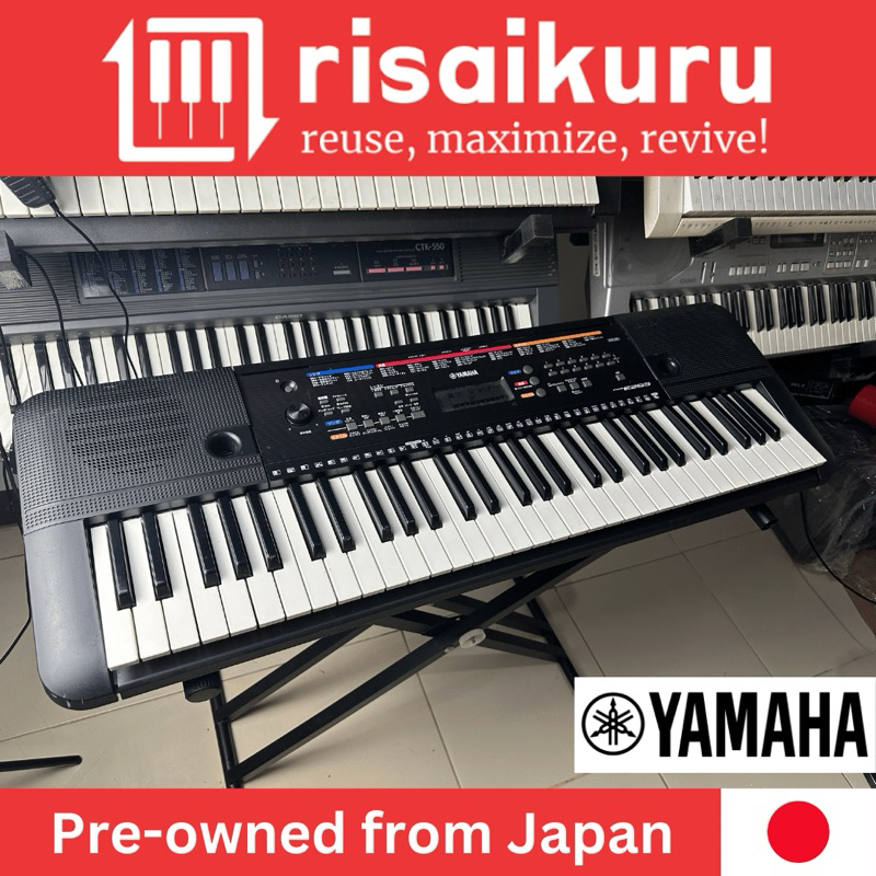 Yamaha PSR-E263 Keyboard Piano Organ 61-Key Portable Keyboard Piano ...