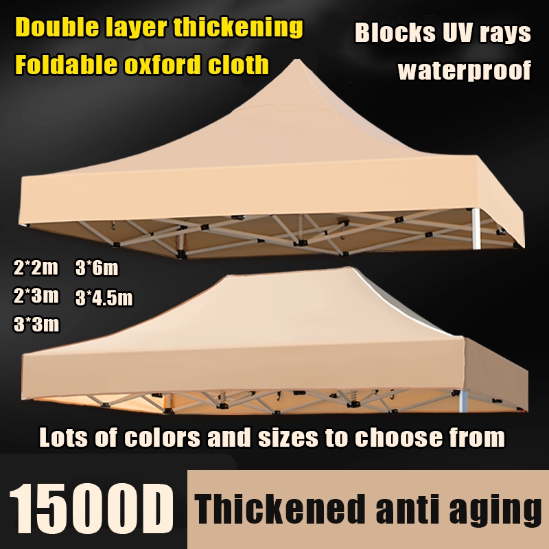 2x2 2x3 3x3 3x4.5 3x6m tent cover waterproof replacement top roof for ...