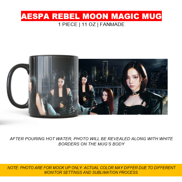 Aespa Rebel Moon Magic Mug Sublimated Kpop Mugs Kpop Merch | Shopee ...