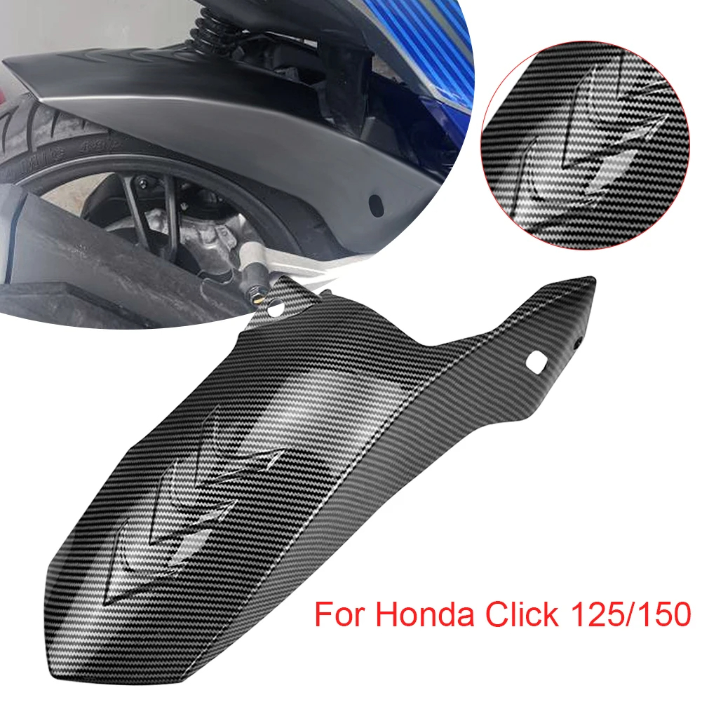Rear Tire Hugger Honda Click 125i V3 V2 V1 Carbon Black For Motorcycle ...