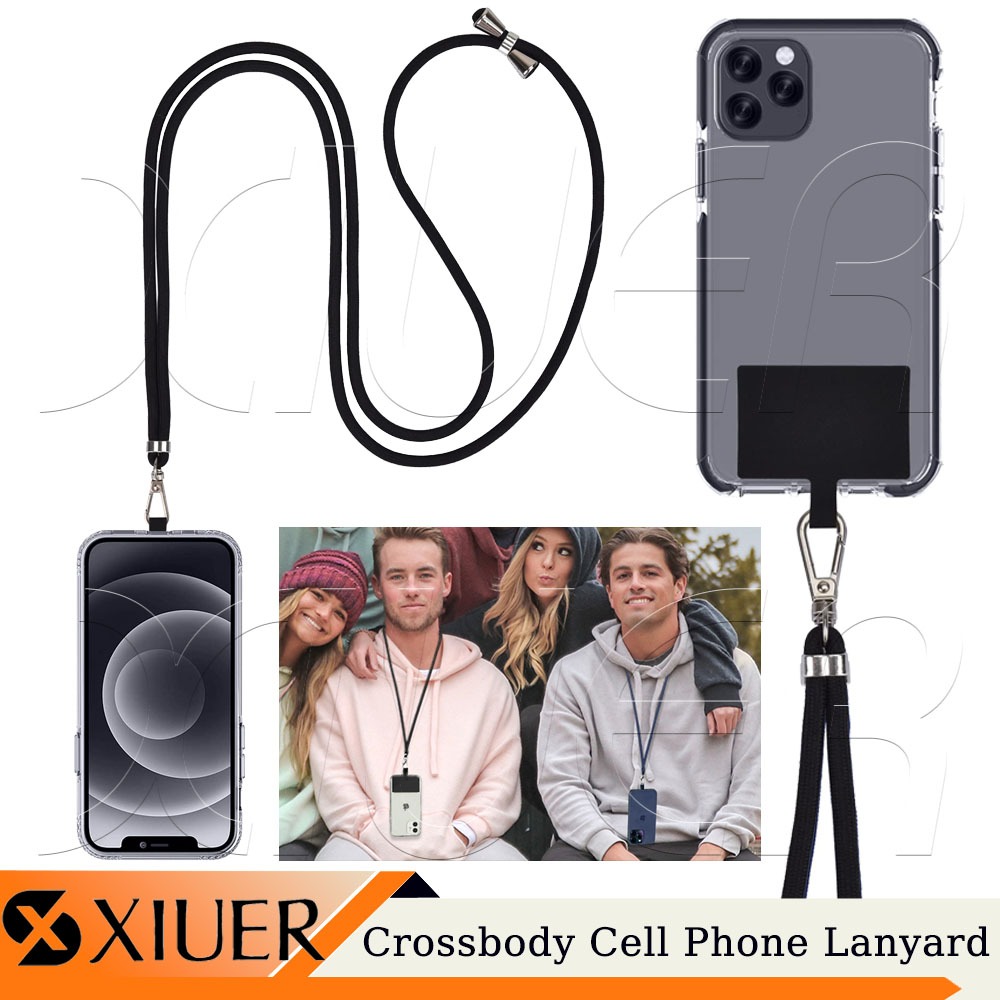 Universal Phone Lanyard Crossbody Phone Lanyards with Patch Adjustable ...