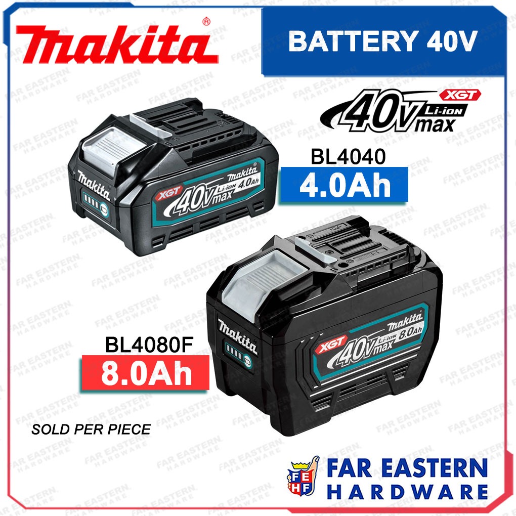MAKITA Battery 40V XGT 4.0Ah BL4040 | 8.0Ah BL4080F MKPT40 | Shopee ...