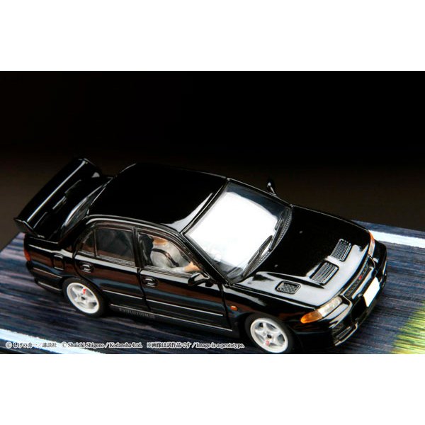 1/64 Hobby Japan Mitsubishi Lancer RS Evolution III INITIAL D Black HJ643010D