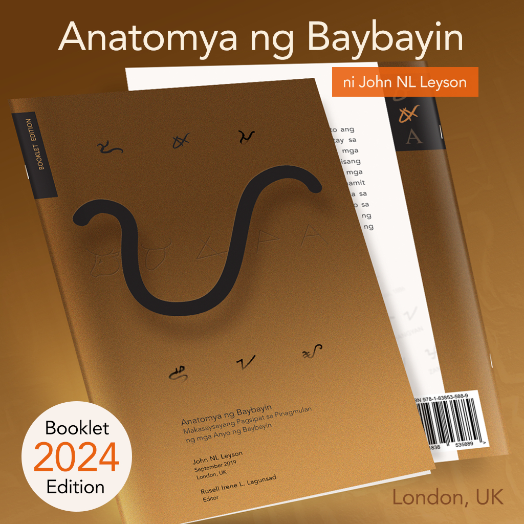 Anatomya ng Baybayin Booklet Edition 2024 ni John NL Leyson | Shopee ...