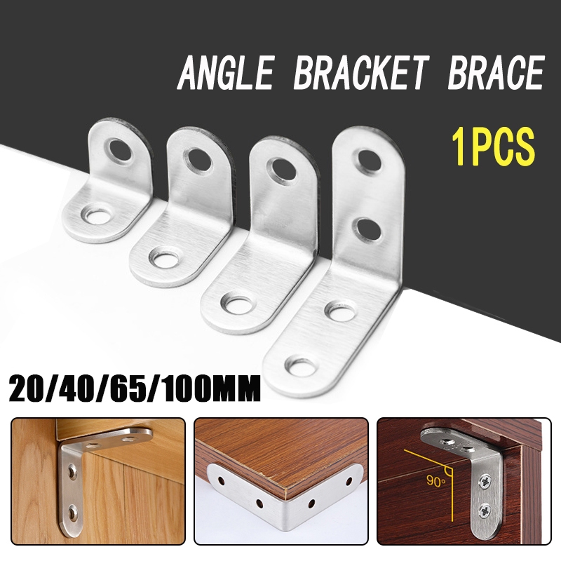 1PC Stainless Steel Corner Code Hardware Thickened Square Corner Code ...