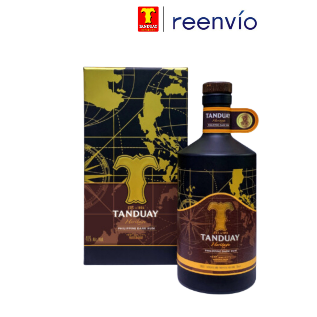 Tanduay Heritage Philippine Dark Rum 170th Anniversary Limited Edition 700ml Shopee Philippines