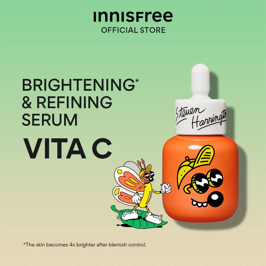 innisfree Vitamin C Green Tea Enzyme Brightening Serum 30ml | Shopee ...