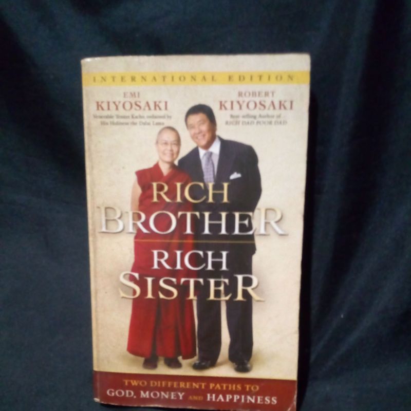 Rich Brother, Rich sister: Emi Kiyosaki & Robert Kiyosaki | Shopee ...