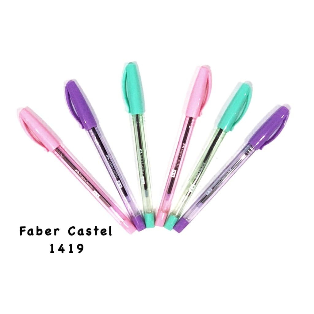 10pcs Faber Castell Ballpen BLACK 0.5mm | Shopee Philippines