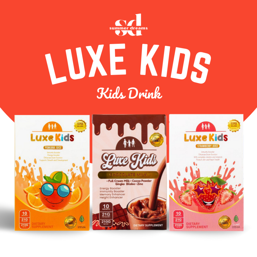 LUXE KIDS Chocolate Milk Luxe Kids Strawberry Juice Luxe Kids Ponkana ...