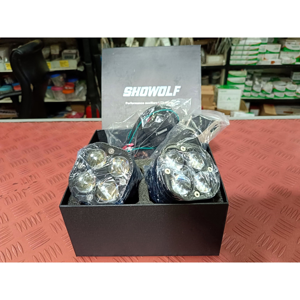 SHOWOLF T40 Mini Motorcycle LED Auxiliary Lights | Shopee Philippines