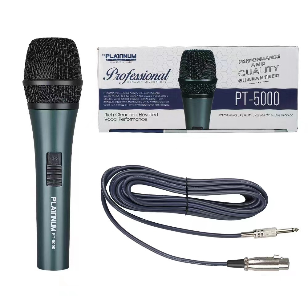 COD Platinum Mic Karaoke PT-5000 Platinum Heavy Duty Wired Microphone ...