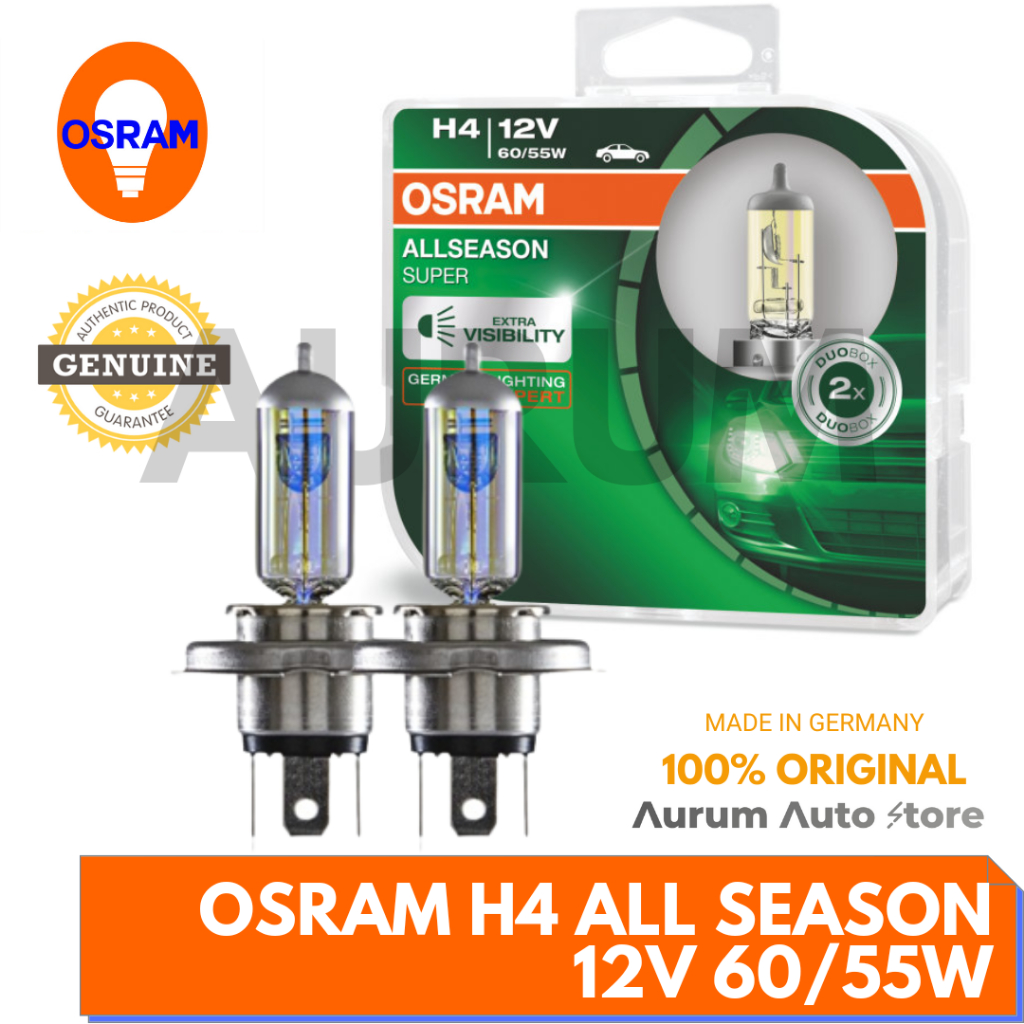 Osram H4 All Season Super 60/55W 12V | Shopee Philippines