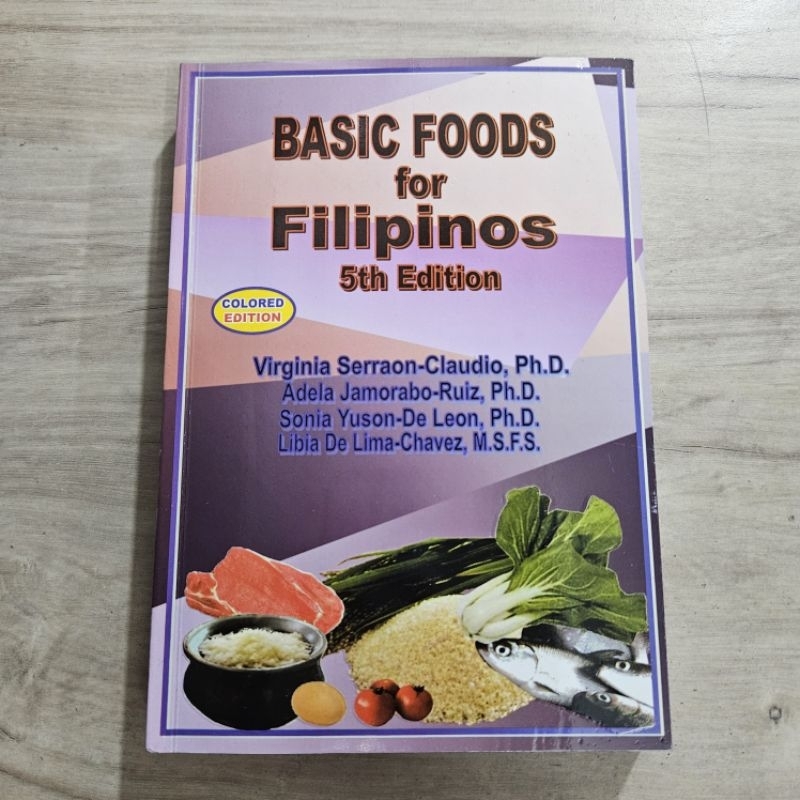 Basic Foods for Filipinos 5th edition By: Claudio | Shopee Philippines