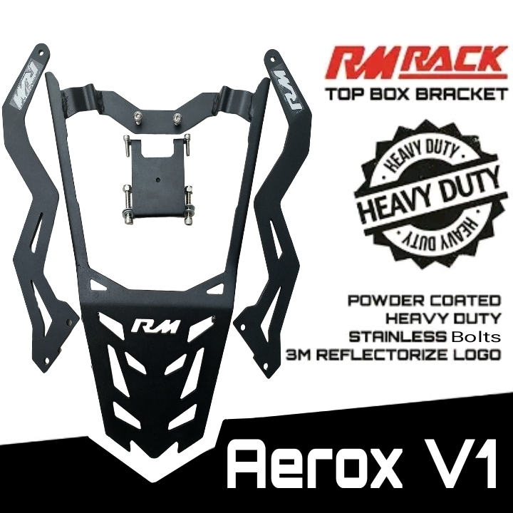 Rm Rack Topbox Bracket Aerox V1 Alpha Lifetime Warranty | Shopee ...