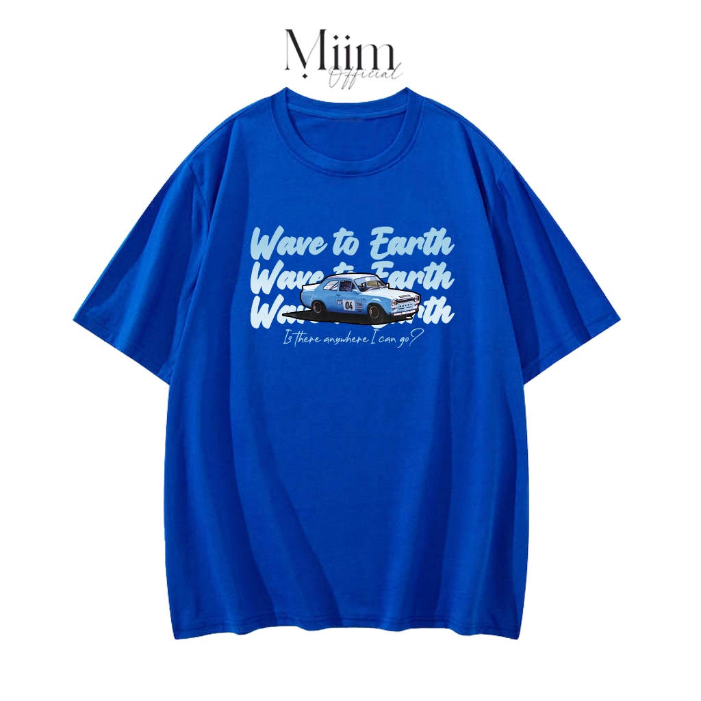 WAVE TO EARTH Graphic Fashion T-shirt For Men Unisex Tee Oversized