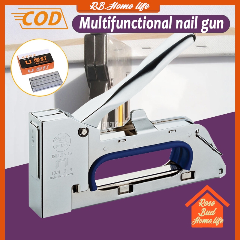 Staple Gun Tacker Heavy Duty Stapler Nail Gun Heavy Duty Staple Gun ...