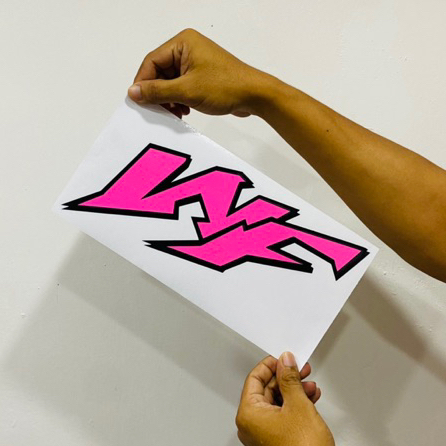 WF Sticker Decals Cutout Vinyl Waterproof | Shopee Philippines
