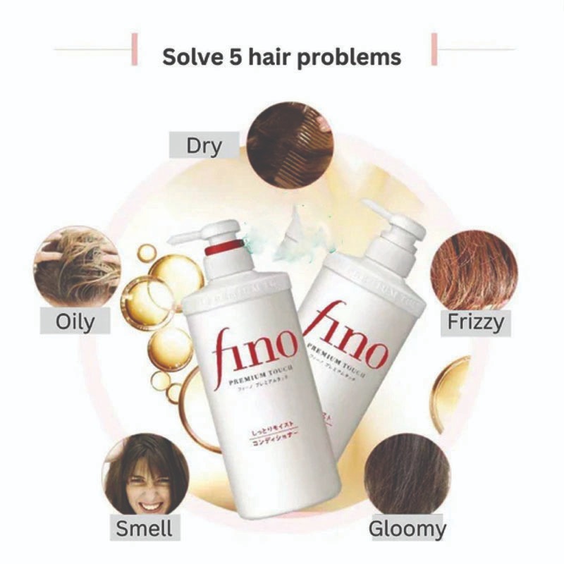 FINO Premium Touch Shampoo and Conditioner | Hair 550ml | Shopee ...