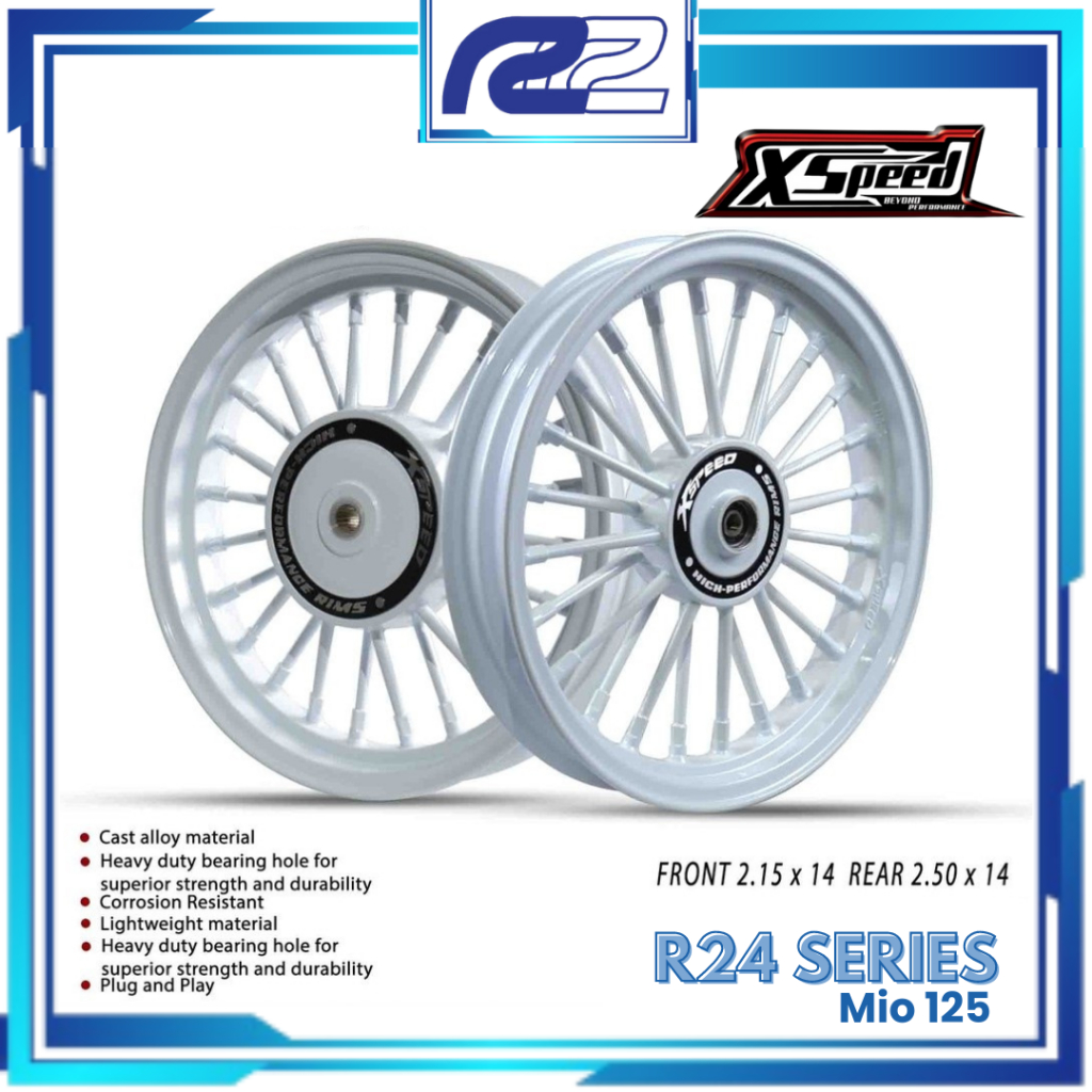 XSPEED MAGS R24 FOR Mio 125 / M3 / MXI | ROAD RUNNER RACING ENTERPRISE ...