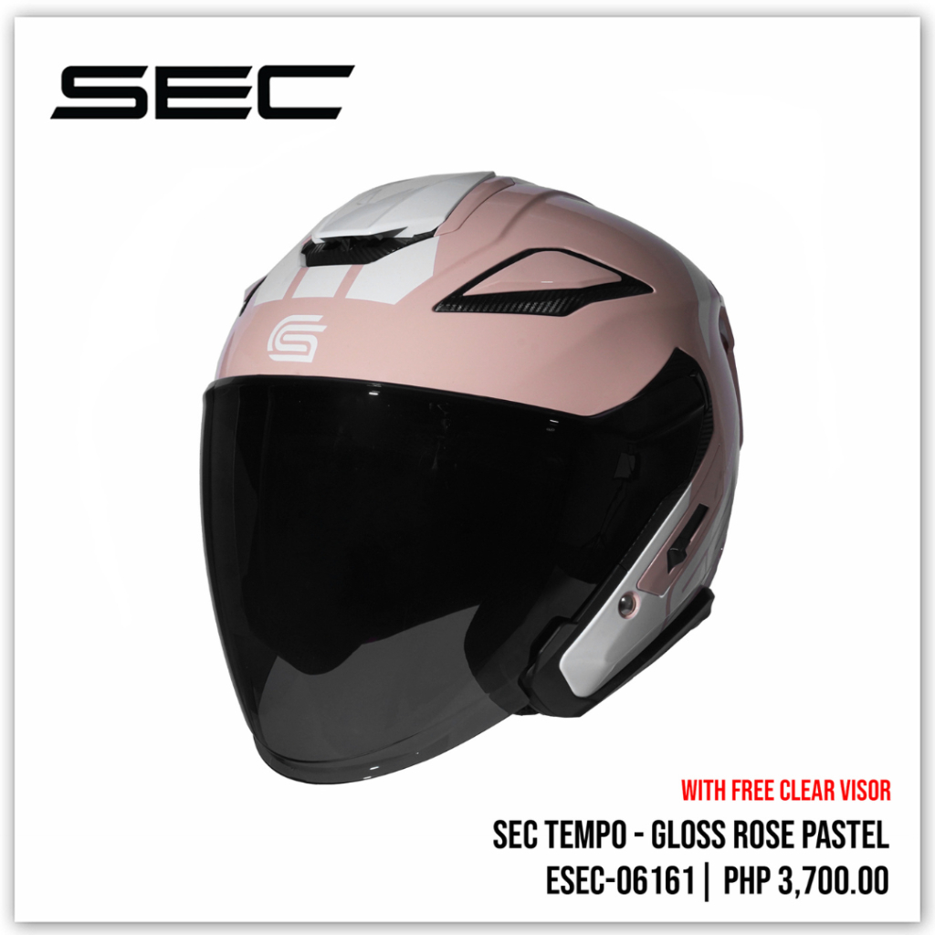 Sec Half Face Helmet for Motorcycle - Tempo (Gloss/Matte) (X-XXL ...