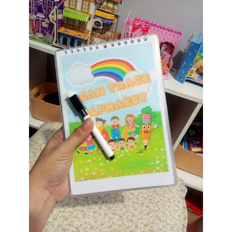 Laminated Alphabet tracing pad | Shopee Philippines
