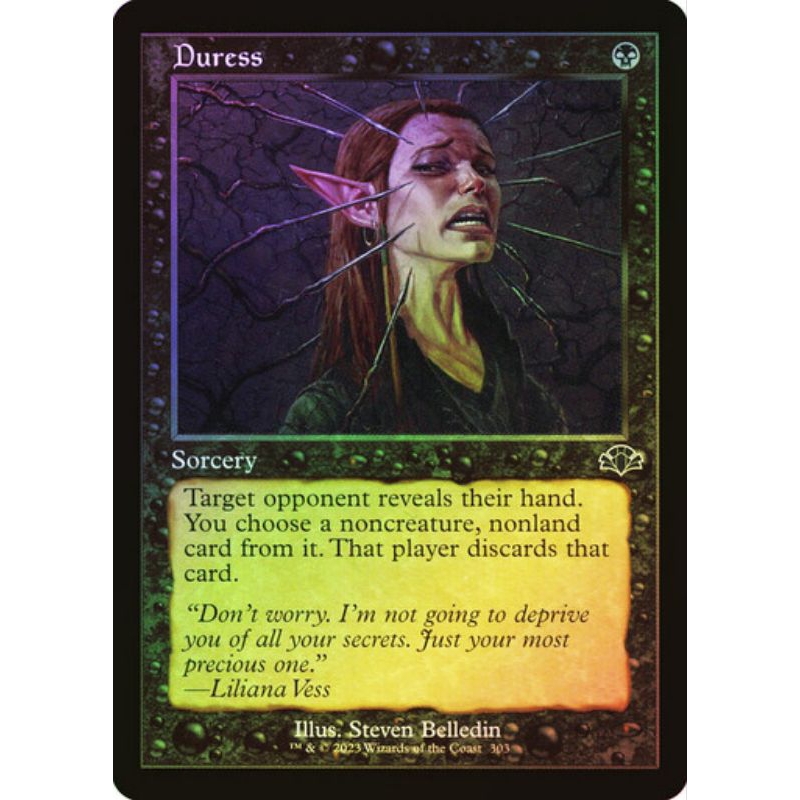 Duress (FNM-010) - rare - Foil main image 1