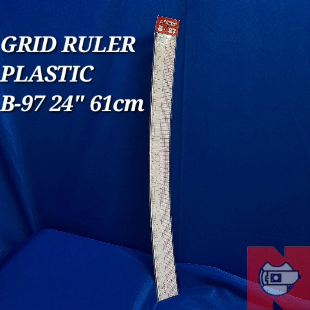 GRID RULER CROWN PLASTIC B-97 24