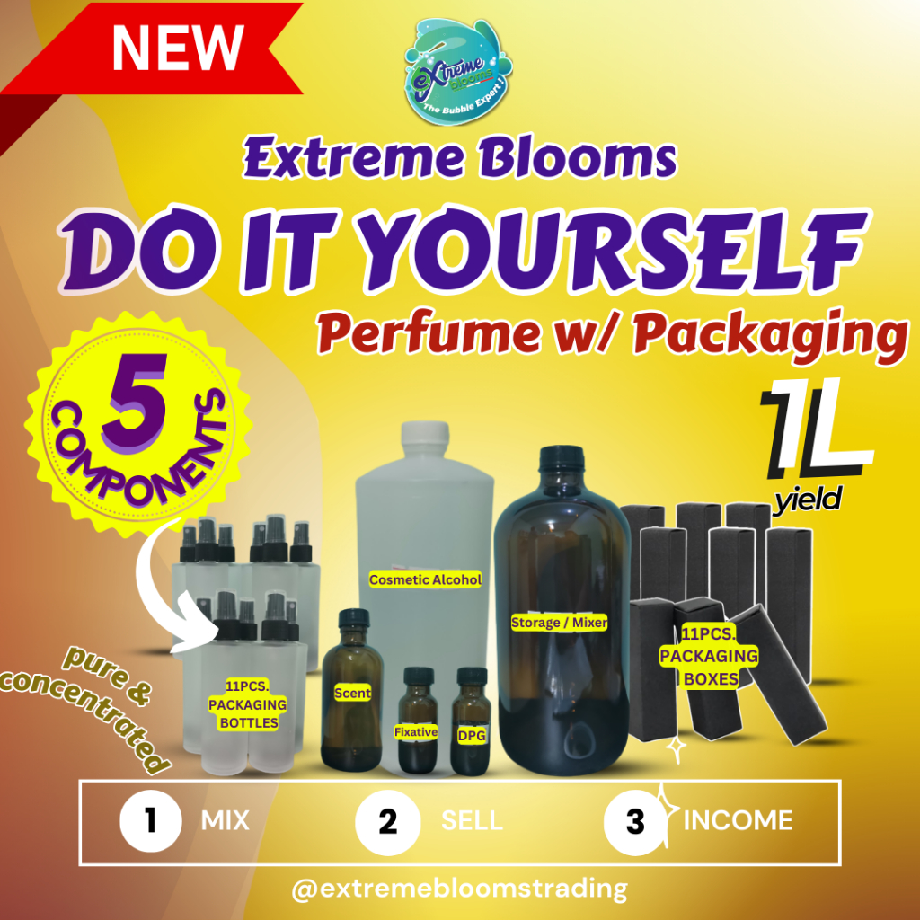 EXTREME BLOOMS DIY Perfume Kits For Men and Women 1L Yield | Shopee ...