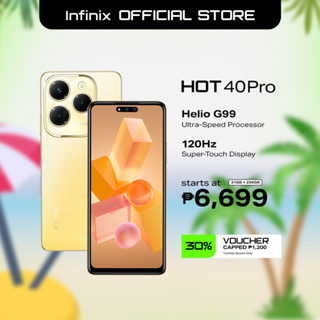 Infinix Hot 40 Pro, up to 21GB [12+256GB] MediaTek Helio G99 (1 year local warranty)