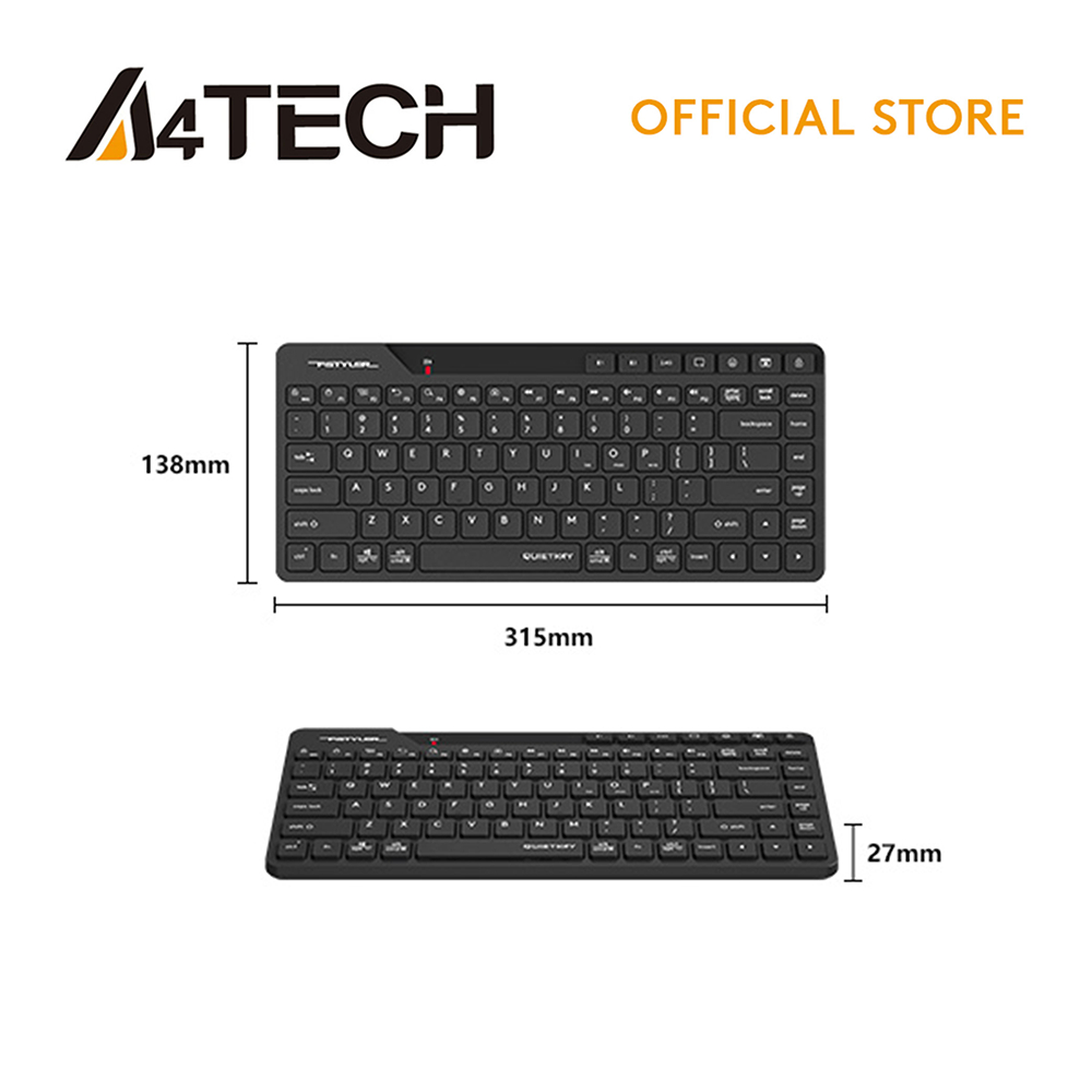 A4Tech FBK36C AS Fstyler Compact Wireless Keyboard | T-TECH 